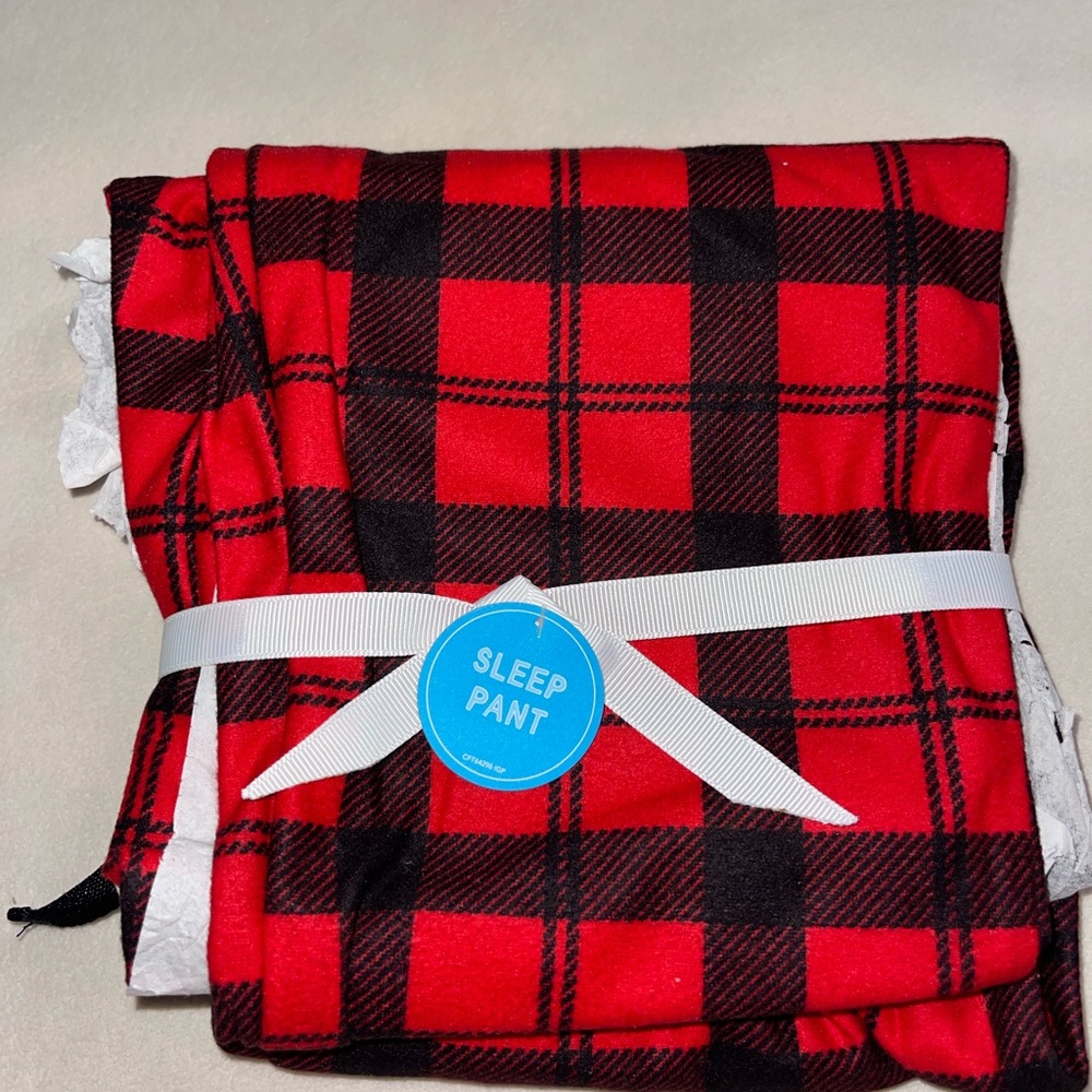 Carter's Red and Black‎ Plaid Kids Pajama Bottoms